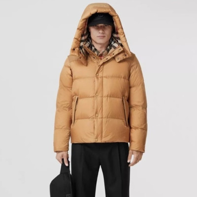 버버리 남성 옐로우 구스다운 패딩 - Burberry Mens Yellow Padding - bu15x