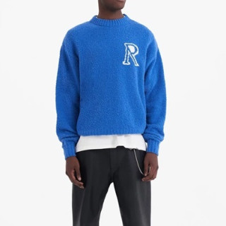 리프리젠트 남성 블루 크루넥 스웨터 - Represent Mens Blue Sweaters - rep71x