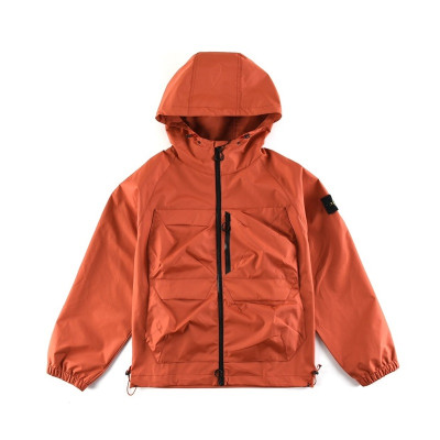 스톤아일랜드 남성 캐쥬얼 오렌지 자켓 - Stone Island Mens Orange Jackets - sto541x