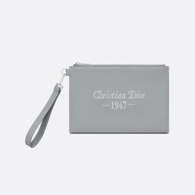 디올 남성 그레이 클러치 - Dior Mens Gray Clutch - di73x