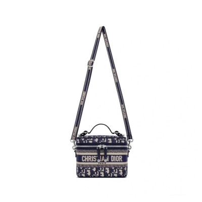 디올 여성 네이비 파우치 - Dior Womens Navy Shoulder Bag - di114x