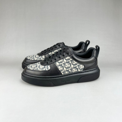 페라가모 남성 블랙 스니커즈 - Ferragamo Mens Black Sneakers - fer371x