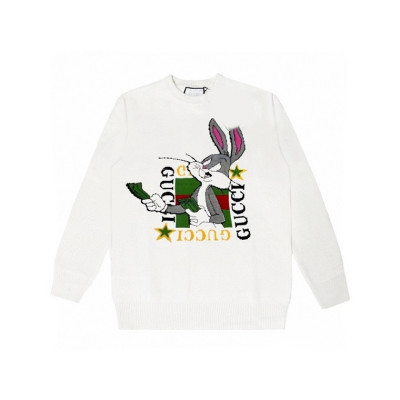 구찌 남성 베이직 아이보리 스웨터 - Gucci Mens Ivory Sweaters - Gu104x