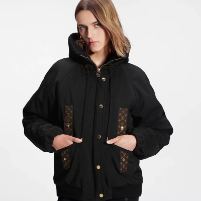 루이비통 여성 블랙 다운 자켓 - Louis vuitton Womens Black Jackets - lv219x