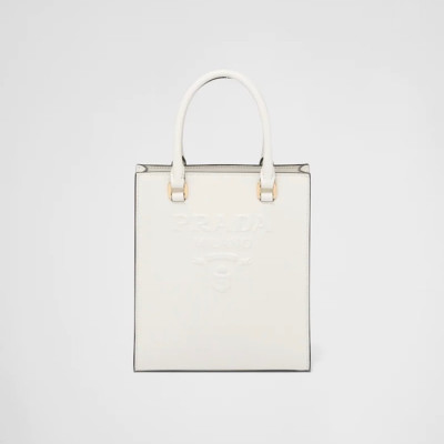 프라다 여성 화이트 미니 토트백 - Prada Womens White Tote Bag - pr73x