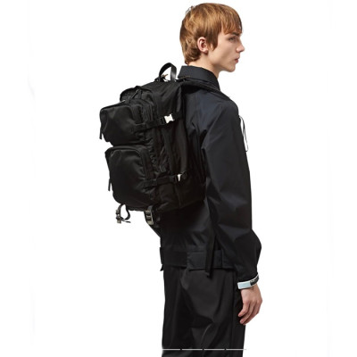 프라다 남성 블랙 백팩 - Prada Mens Black Back Pack - pr155x