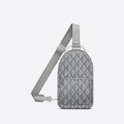 디올 남성 그레이 다이아몬드 새들백 - Dior Men Gray Diamond Saddle Bag - di150x