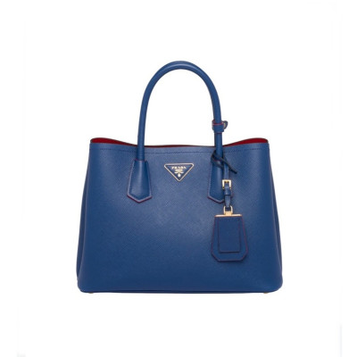 프라다 여성 블루 더블백 - Prada Womens Blue Double Bag - pr183x