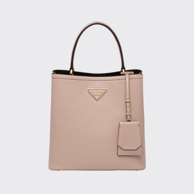 프라다 여성 베이지 버킷백 - Prada Womens Beige Bucket Bag - pr190x