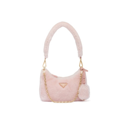 프라다 여성 핑크 호보백 - Prada Womens Pink Shoulder Bag - pr222x