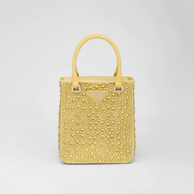 프라다 여성 옐로우 토트백 - Prada Womens Yellow Tote Bag - pr245x