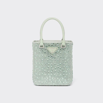 프라다 여성 민트 토트백 - Prada Womens Mint Tote Bag - pr246x