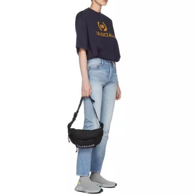 발렌시아가 남성 블랙 힙색 - Balenciaga Mens Black Hip Sack - ba101x