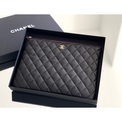 샤넬 여성 클래식 블랙 클러치 - Chanel Womens Black Clutch - ch46x