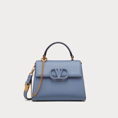 발렌티노 여성 VLogo 블루 크로스백 - Valentino Womens Blue Cross Bag - val323x