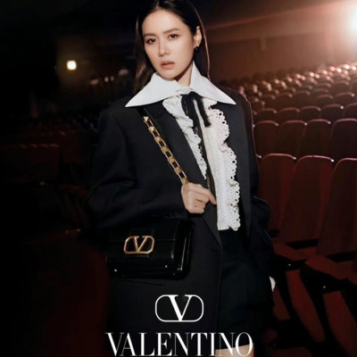 발렌티노 여성 블랙 숄더백 - Valentino Womens Black Shoulder Bag - val364x