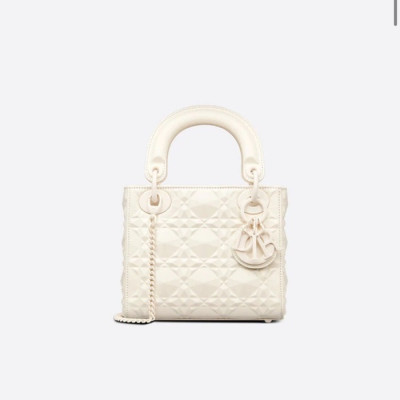 디올 여성 화이트 레이디백 - Dior Womens White Lady Bag - di220x