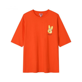 겐조 남/녀 오렌지 크루넥 반팔티 - Kenzo Unisex Orange Tshirts - ken206x