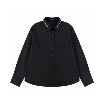 발렌시아가 트렌디 남성 블랙 셔츠 - Balenciaga Mens Black Tshirts - ba157x