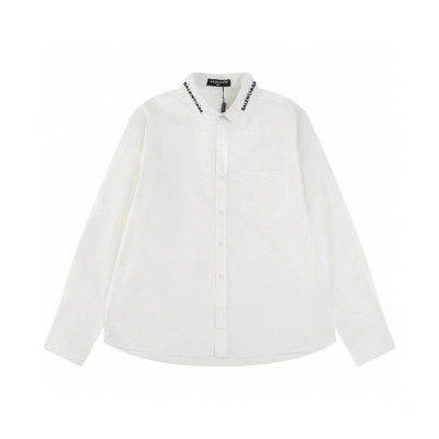 발렌시아가 트렌디 남성 화이트 셔츠 - Balenciaga Mens White Tshirts - ba158x