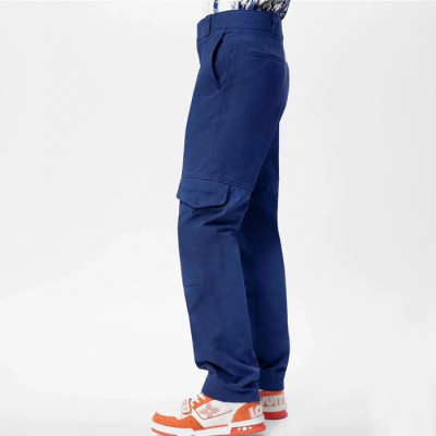 루이비통 남성 캐쥬얼 블루 팬츠 - Louis vuitton Mens Blue Pants - lv425x