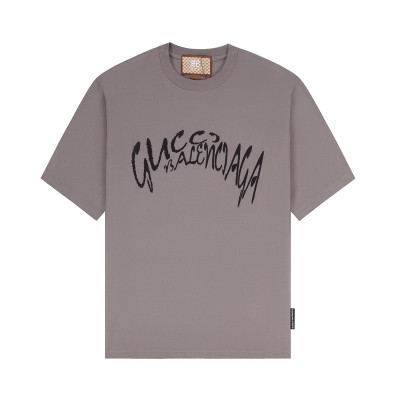 구찌 남/녀 그레이 크루넥 반팔티 - Gucci Unisex Gray Short sleeved T-shirts - gu218x