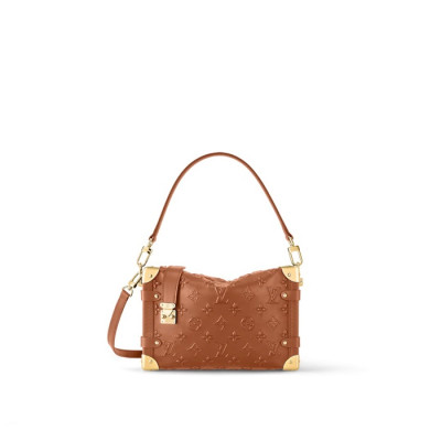 루이비통 여성 카멜 트렁크백 - Louis vuitton Womens Camel Trunk Bag - lv447x