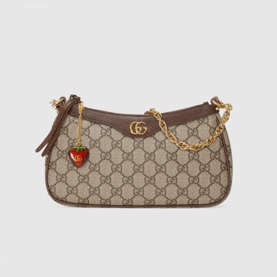 구찌 여성 브라운 숄더백- Gucci Womens Brown Shoulder Bag - gu226x