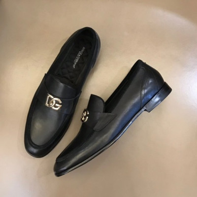 돌체앤가바나 남성 블랙 로퍼 - Dolce&Gabbana Mens Black Loafer - dol411x