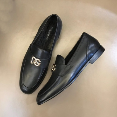 돌체앤가바나 남성 블랙 로퍼 - Dolce&Gabbana Mens Black Loafer - dol413x