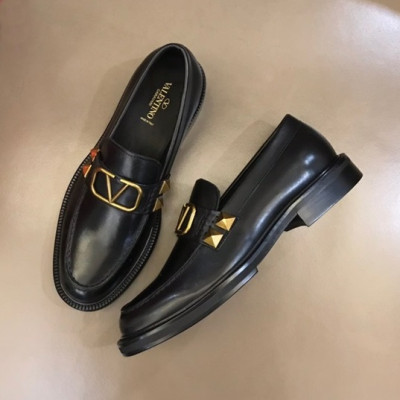 발렌티노 남성 블랙 로퍼 - Valentino Mens Black Loafer - val413x