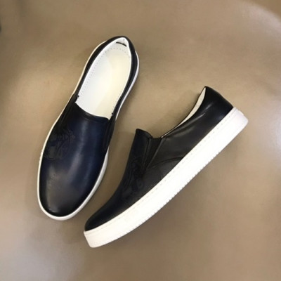 벨루티 남성 네이비 로퍼 - Berluti Mens Navy Loafer - ber163x