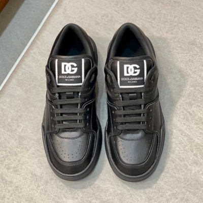 돌체앤가바나 남성 블랙 스니커즈 - Dolc& Gabbana Mens Black Sneakers - dol423x