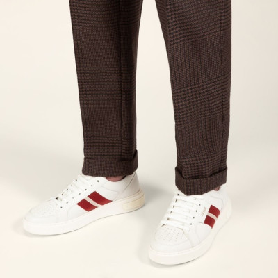 발리 남성 화이트 스니커즈 - Bally Mens White Sneakers - bal167x