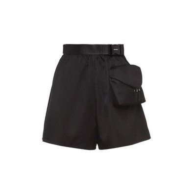 프라다 여성 모던 블랙 반바지 - Prada Womens Black Half-pants - pr336x