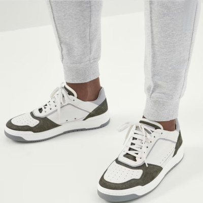 브루넬로쿠치넬리 남성 그레이 스니커즈 - Brunello Cucinelli Mens Gray Sneakers - bru24x