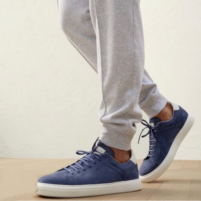 브루넬로쿠치넬리 남성 네이비 스니커즈 - Brunello Cucinelli Mens Navy Sneakers - bru29x