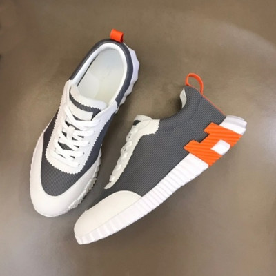 에르메스 남성 그레이 스니커즈 - Hermes Mens Gray Sneakers - he76x