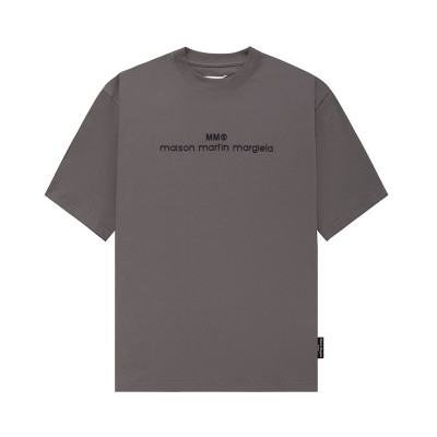 메종마르지엘라 남/녀 크루넥 그레이 반팔티 - Maison Margiela Unisex Gray Tshirts - mai120x