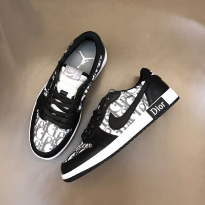 디올 남성 블랙 스니커즈 - Dior Mens Black Sneakers - di339x