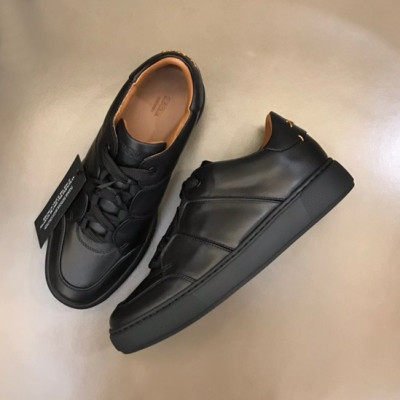 에르메네질도 제냐 남성 블랙 스니커즈 - Ermenegildo Zegna Mens Black Sneakers - ze74x