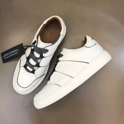 에르메네질도 제냐 남성 화이트 스니커즈 - Ermenegildo Zegna Mens White Sneakers - ze76x