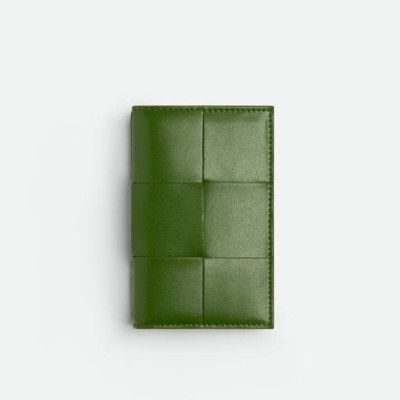 보테가베네타 남성 그린 카드 지갑 - Bottega Veneta Mens Green Card Wallets - bv50x