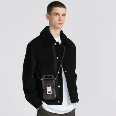 디올 남성 블랙 카메라백 - Dior Mens Black Camera Bag - di345x