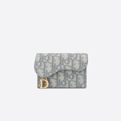 디올 여성 그레이 오블리크 지갑 - Dior Womens Gray Wallets - di350x