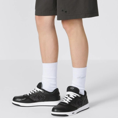 디올 남성 블랙 스니커즈 - Dior Mens Black Sneakers - di354x