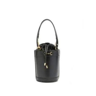 구찌 여성 GG Supreme 블랙 버킷백 - Gucci Womens Black Bucket Bag - gu434x