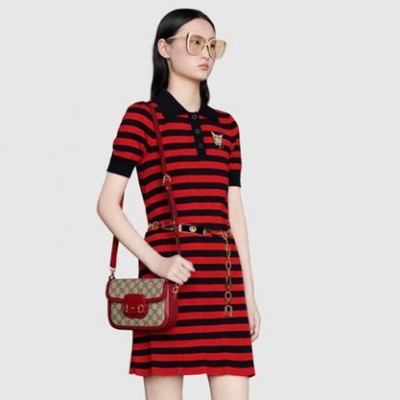 구찌 여성 레드 홀스빗 숄더백- Gucci Womens Red Shoulder Bag - gu467x