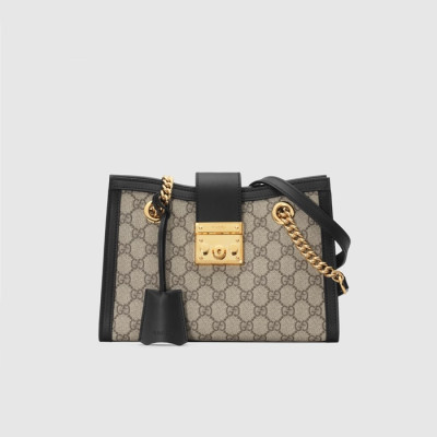 구찌 여성 블랙 Padlock 숄더백 - Gucci Womens Black Shoulder Bag - gu476x