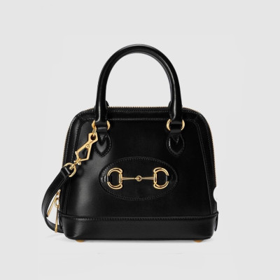 구찌 여성 블랙 홀스빗 크로스백 - Gucci Womens Black Cross Bag - gu484x